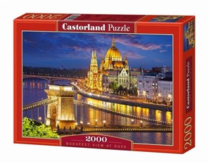 Obrazek Puzzle Budapest view at dusk 2000