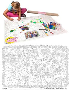 Obrazek Kolorowanka podłogowa XXL wróżki