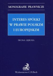Obrazek Interes spółki w prawie polskim i europejskim
