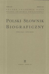 Obrazek Polski Słownik Biograficzny z.212 T.52/1