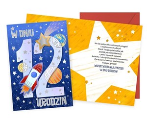 Obrazek Karnet Urodziny 12