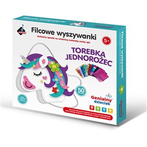 Obrazek Filcowe wyszywanki - torebka jednorożec