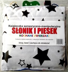 Picture of Słonik i piesek Książeczka sensoryczno-manipulacyjna