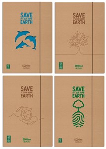 Picture of Teczka A4 z gumką - ECOline (433308)