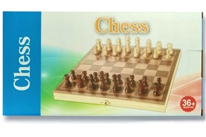 Picture of Warcaby i tryktrak 2w1 drewniane 29x29cm