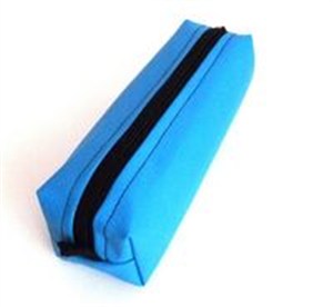 Picture of Piórnik saszetka skórzany niebieski