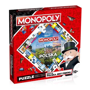 Picture of Puzzle 1000 Monopoly Board Polska jest piękna