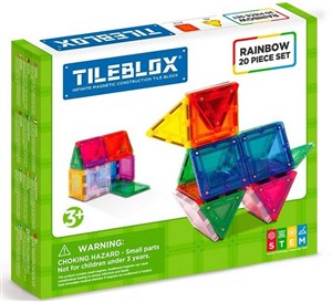 Picture of Tileblox Zestaw tęczowy 20 elementów