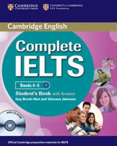 Picture of Complete IELTS Bands 4-5 Student's Book with answers with CD-ROM