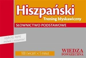 Picture of Hiszpański - Trening błyskawiczny. Słownictwo
