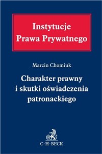 Obrazek Charakter prawny i skutki oświadczenia patronackiego