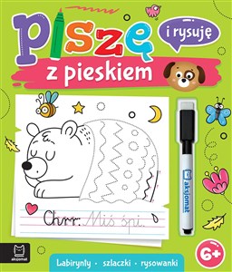 Picture of Piszę i rysuję z pieskiem. Labirynty, szlaczki, rysowanki. Ścieralny pisak