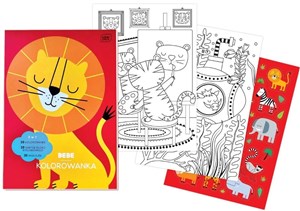 Obrazek Kolorowanka z naklejkami A4/40K Bebe Kids