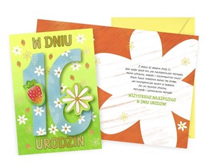 Picture of Karnet Urodziny 16