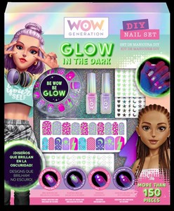Picture of Zestaw do zdobienia paznokci świecący w ciemności WoW Generation WOW00157
