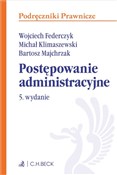 Postępowan... - Wojciech Federczyk, Michał Klimaszewski, Bartosz Majchrzak -  books from Poland