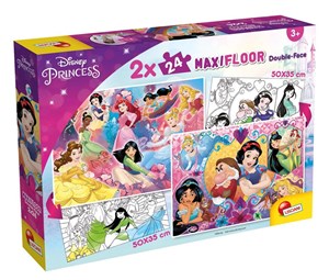 Obrazek Puzzle Maxifloor Double-Face Ksieżniczki 2x24