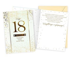 Obrazek Karnet B6 Urodziny 18