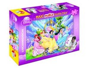 Obrazek Puzzle dwustronne max Disney Princess + mazaki