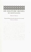 On Solitud... - Montaigne Michel de -  Polish Bookstore 