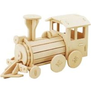 Obrazek Drewniane puzzle 3D Lokomotywa