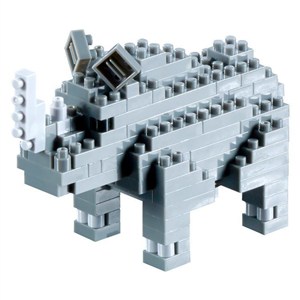 Obrazek Klocki Nosorożec 115 części BRIXIES