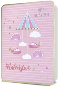 Obrazek Karnet B6 Narodziny dziewczynka HM200-2187