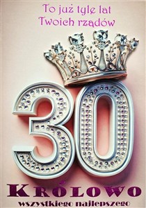 Obrazek Karnet Urodziny 30 3K