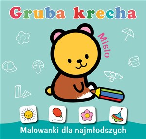 Obrazek Gruba krecha Misio Malowanki dla najmłodszych