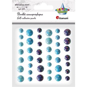 Picture of Perełki samoprzylepne niebieskie 42szt