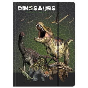 Obrazek Teczka z gumką A4 Dinozaur (DRF-48465)
