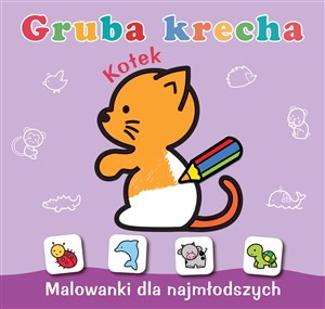 Picture of Gruba krecha Kotek Malowanki dla najmłodszych
