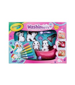 Picture of Figurki zwierzątek do kolorowania Crayola Washimals Zestaw z wanną