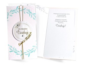 Obrazek Karnet Dziękuję