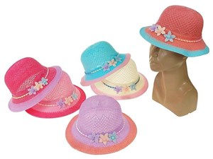 Picture of Kapelusz dziewczęcy letni MIX