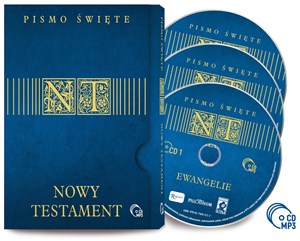 Obrazek [Audiobook] Nowy Testament CD MP3 Trzy plyty CD MP3 zawierające Pismo Święte Nowego Testamentu