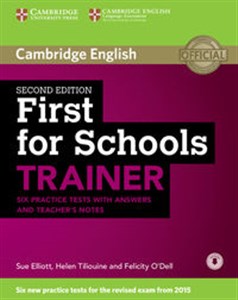 Picture of First for Schools Trainer Six Practice Tests with answers