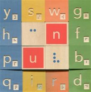 Picture of Alfabet Braillea Drewniane klocki