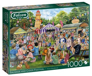 Obrazek Puzzle 1000 Falcon Festiwal Kiełbasy i Cydru G3