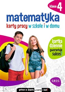Picture of Matematyka 4 Karty pracy w szkole i w domu