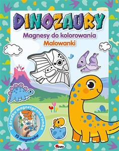 Picture of Magnesy do kolorowania Dinozaury