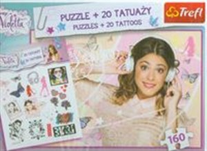 Obrazek Puzzle 160 Modna Violetta + tatuaże