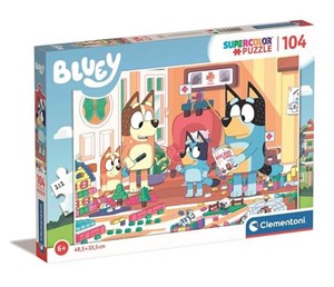 Picture of CLE puzzle 104 SuperKolor Bluey