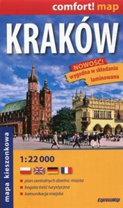 Obrazek Kraków mapa kieszonkowa 1:22 000