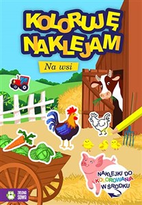Obrazek Koloruję i naklejam Na wsi
