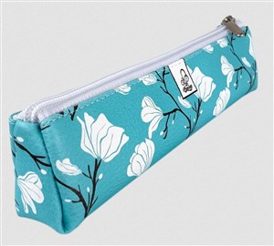 Obrazek Piórnik trójkątny Magnolie blue