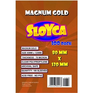 Obrazek Koszulki Magnum Gold 80x120mm (100szt) SLOYCA