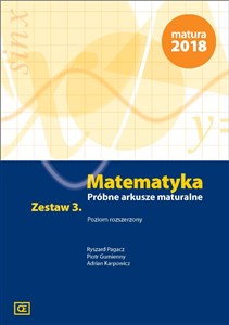 Picture of Matematyka Próbne arkusze maturalne Zestaw 3 Poziom rozszerzony
