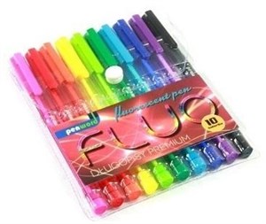 Picture of Długopis fluo 10 kolorów