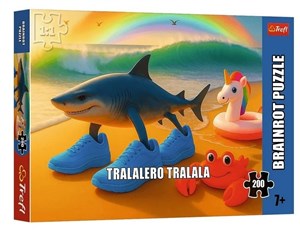 Obrazek Puzzle 200 BrainRots Tralalero Tralala